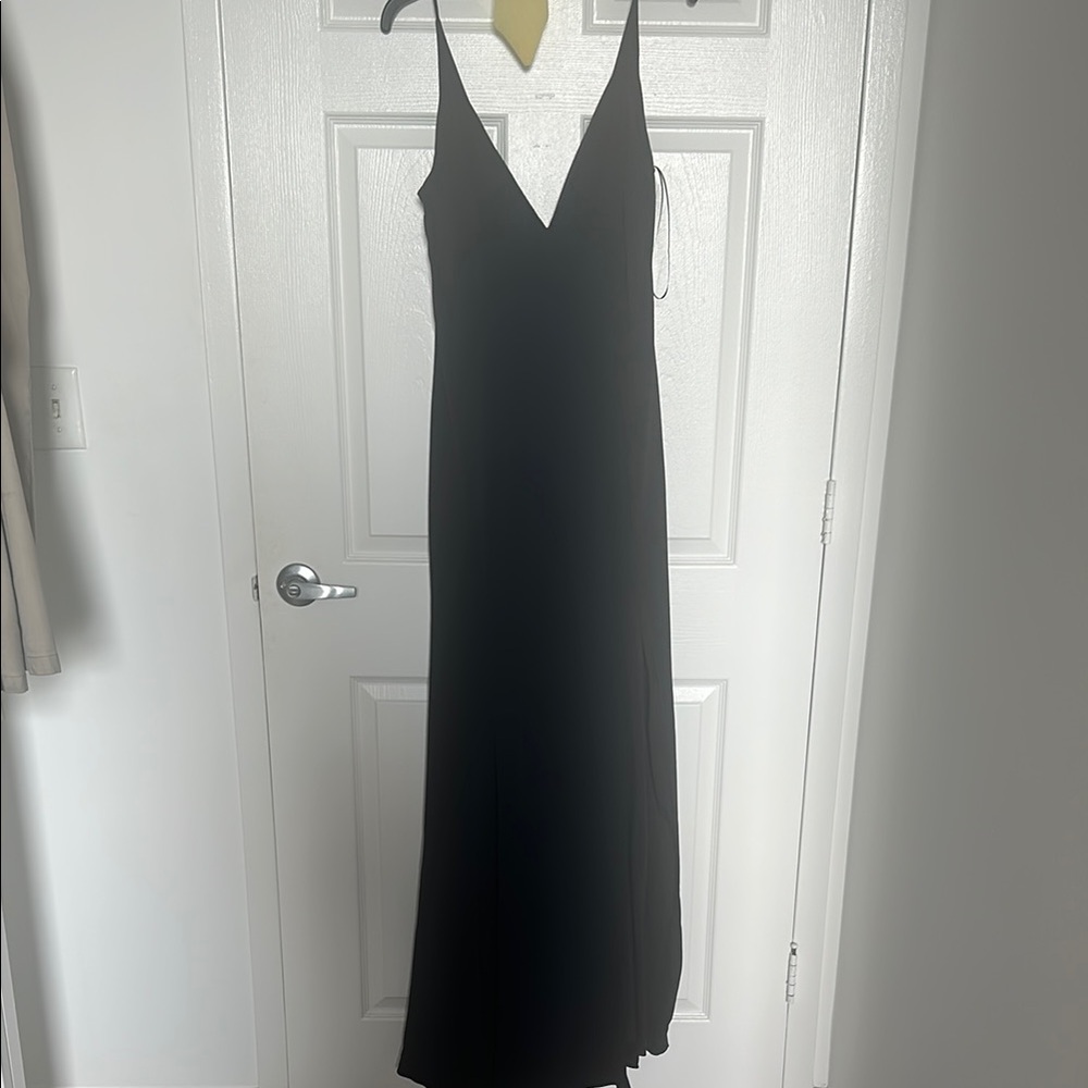 JAYGODFREY Sleek Black Maxi Dress